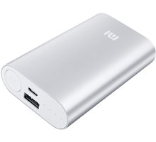 Xiaomi Power Bank 10000 mAh, stříbrná - Použité zboží