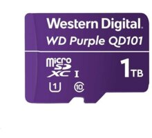 WD Micro SDXC Purple Class 10 - 1TB, fialová WDD100T1P0C