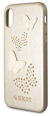 Guess Studs and Sparkle Zadní Kryt Beige pro iPhone X_792330134