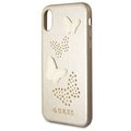 Guess Studs and Sparkle Zadní Kryt Beige pro iPhone X_792330134