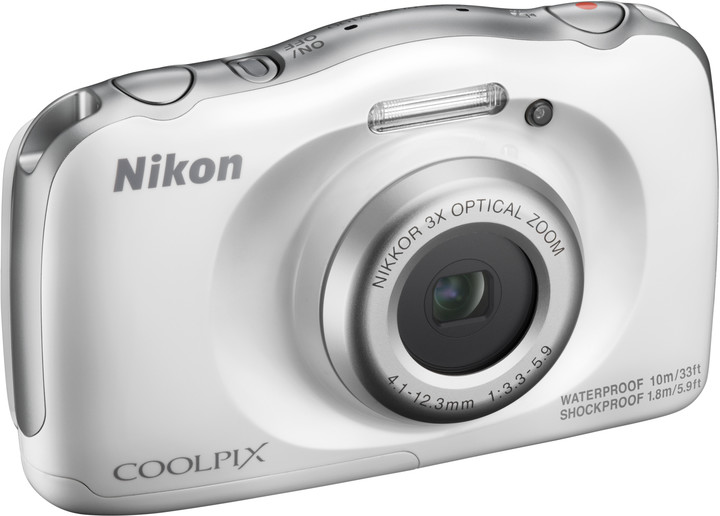 Nikon Coolpix W100, bílá + Backpack kit_1986407985