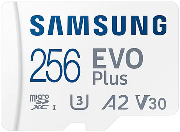 Samsung EVO Plus SDXC 256GB UHS-I (Class 10) + adaptér_1073969693