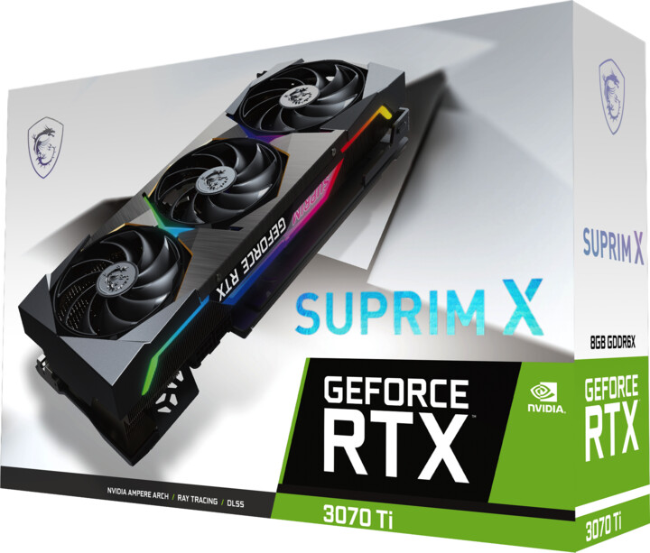 MSI GeForce RTX 3070 Ti SUPRIM X 8G, LHR, 8GB GDDR6X_1024897231