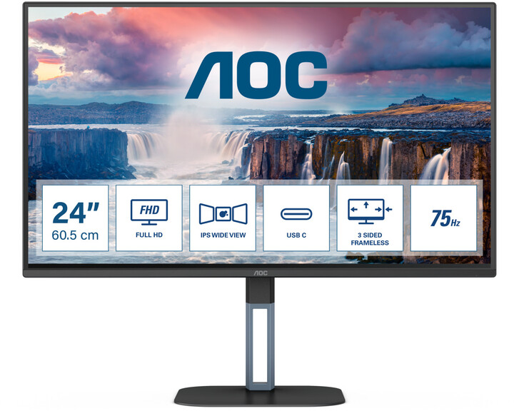 AOC 24V5CE/BK - LED monitor 23,8&quot;_1029800890