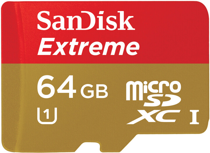 SanDisk Micro SDXC Mobile Extreme 64GB Class 10 + adaptér_1521999813