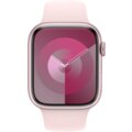 Apple Watch Series 9, 45mm, Pink, Light Pink Sport Band - S/M_493456060
