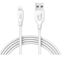 Anker PowerLine + Lightning kabel pro iPhone, délka 1,8m, s váčkem, bílá_1007096457