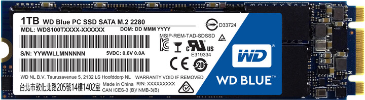 WD SSD Blue, M2 2280 - 1TB_40905521
