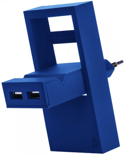 USBEPower ROCK Pocket charger 2Ports stand, modrá_930704523