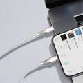 BASEUS kabel Cafule Series, USB-C - Lightning, M/M, nabíjecí, datový, 20W, 2m, bílá_1295028746