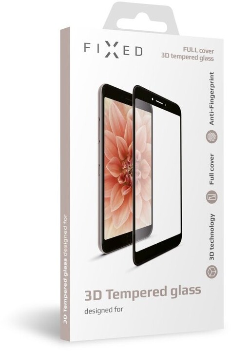 FIXED ochranné tvrzené sklo pro Apple iPhone 12/12 Pro, Full-Cover, 3D, černá_1248308651