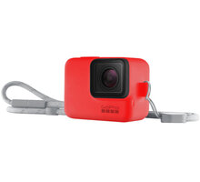GoPro Sleeve + Lanyard (Silikonový obal červený)