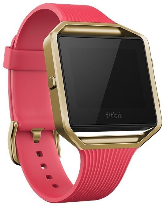 Google Fitbit Blaze Slim řemínek zlatý kov L, růžová_1827758849