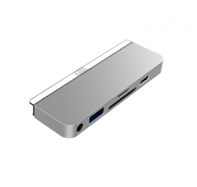 HyperDrive 6-in-1 USB-C Hub pro iPad Pro, stříbrná