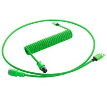 CableMod Pro Coiled Cable, USB-C/USB-A, 1,5m, Viper Green_1067745336