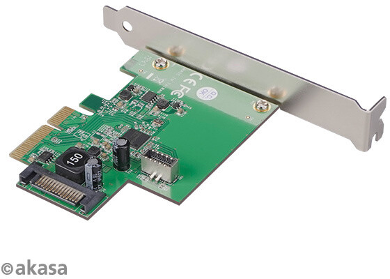 Akasa USB 3.2 HOST card, 10Gbps USB 3.2 Gen 2, Interní, 20-pin, PCIe_555163630