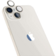EPICO hliníkové tvrzené sklo na čočky fotoaparátu pro iPhone 14/14 Plus, bílá