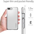 Spigen Thin Fit pro iPhone 7 Plus, satin silver_636902660