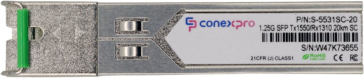 Conexpro SFP modul 1,25Gbit, SM, Tx1550/Rx1310nm, 20km, DDM, 1x SC_409475276