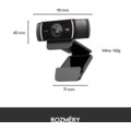 Logitech Webcam C922 Pro Stream, černá_1227154377