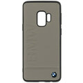 BMW Signature Real Leather Hard Case pro Samsung G960 Galaxy S9 - Taupe