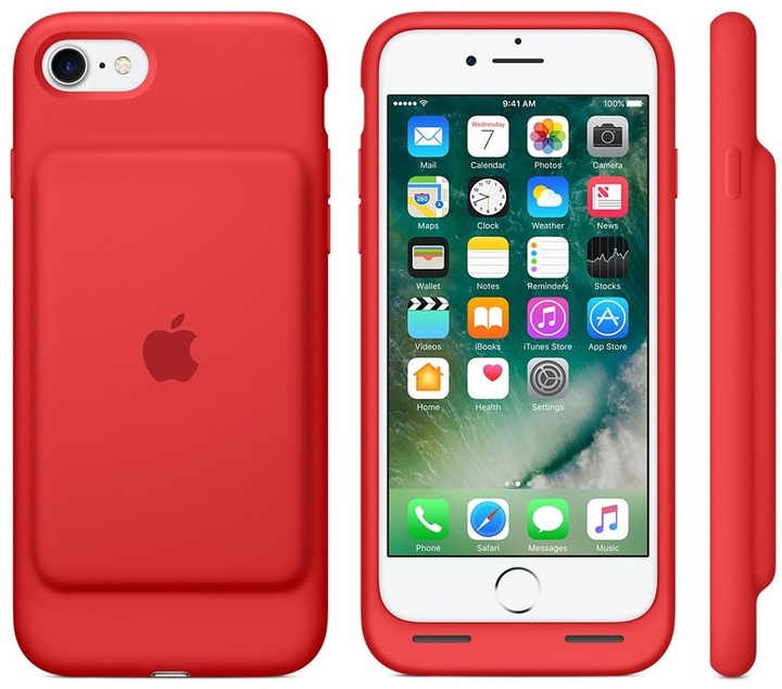 Apple iPhone 7 Smart Battery Case - červená_1854114058