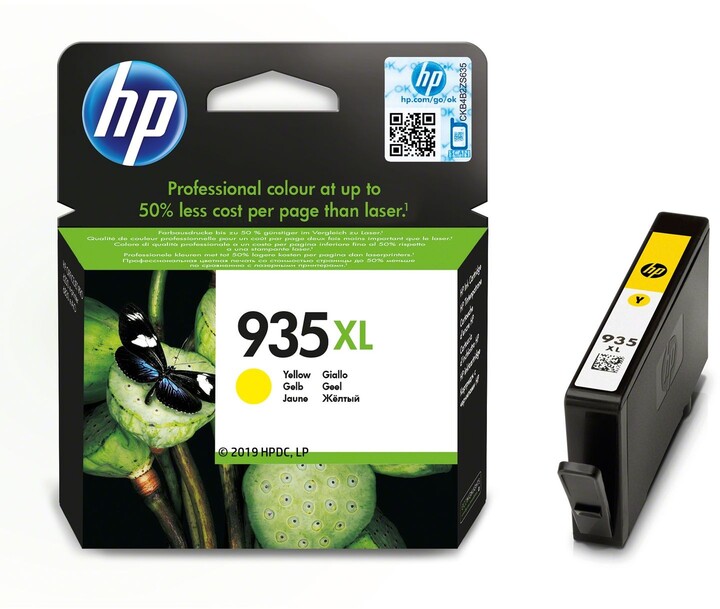 HP C2P26AE náplň č.935XL, žlutá_685322399