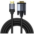 BASEUS kabel Enjoyment Series HDMI - VGA, 2m, šedá_1591642671