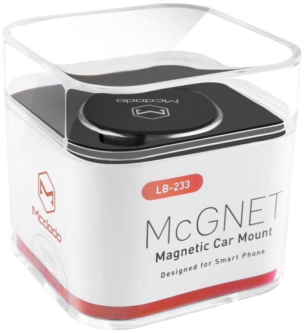 Mcdodo magnetický držák do mřížky auta pro mobilní telefon, šedá_31561831