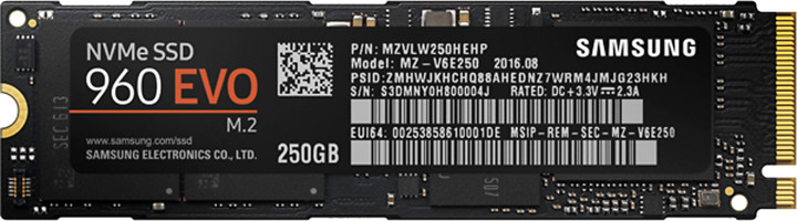 Samsung SSD 960 EVO, M.2 - 250GB_430924668