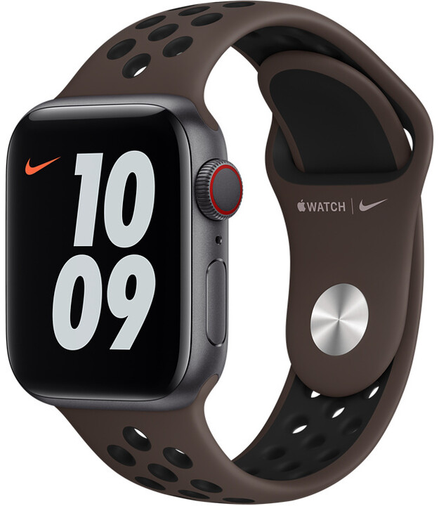 Apple řemínek Nike pro Watch Series, sportovní, 40mm, hnědá/černá_142787919