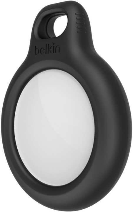 Belkin bezpečné pouzdro na Apple AirTag s kroužkem, černá_612512654