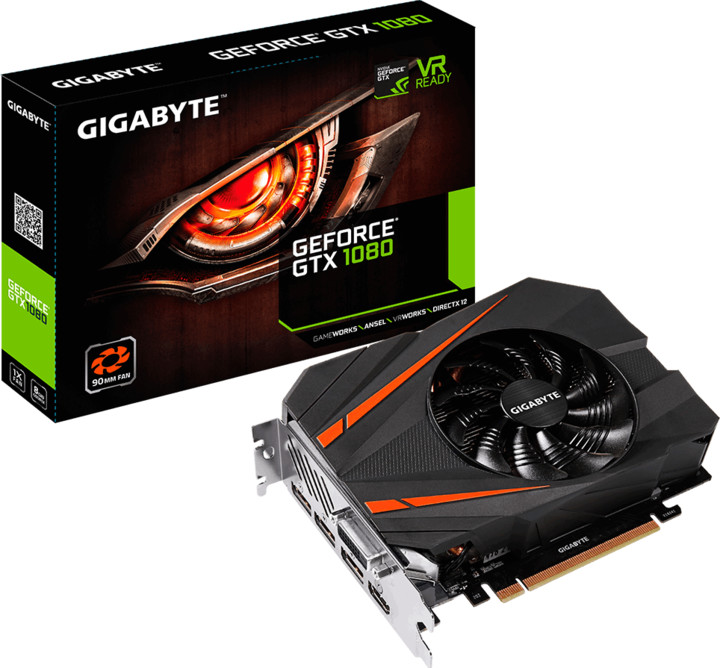 GIGABYTE GeForce GTX 1080 Mini ITX 8G, 8GB GDDR5X_589973016
