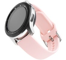 FIXED silikonový řemínek pro smartwatch, šířka 22mm, růžová FIXSST-22MM-PI