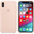 Apple silikonový kryt na iPhone XS Max, pískově růžová_1094322598