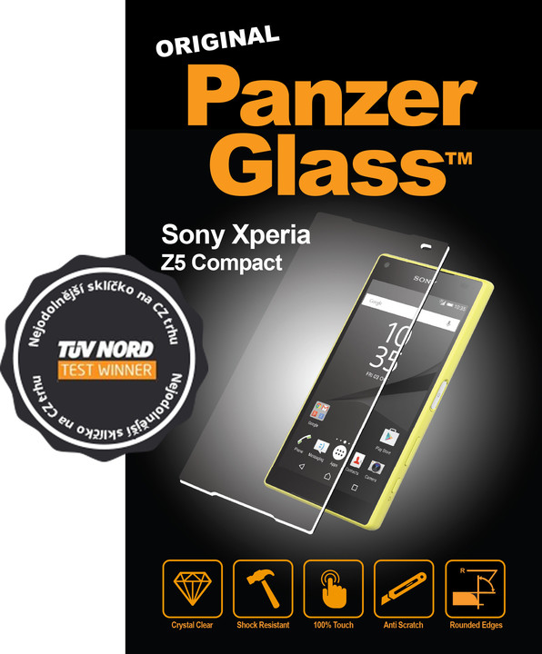 PanzerGlass ochranné sklo na displej pro Sony Xperia Z5 Comp.Front_624445049