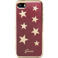 Guess Stars Soft TPU Pouzdro Red pro iPhone 5S/SE