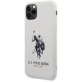 U.S. Polo silikonový kryt Big Horse pro iPhone 11 Pro Max, bílá_92049669