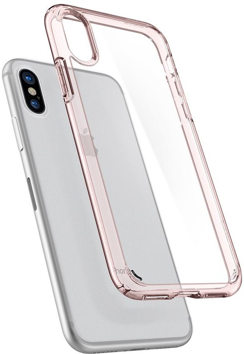 Spigen Ultra Hybrid iPhone X, rose crystal_551108151