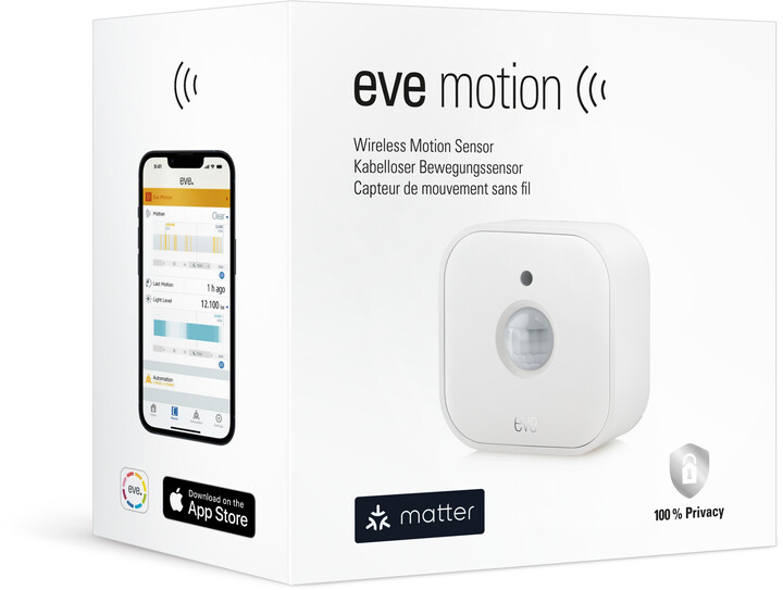 Eve Motion Wireless Sensor - IPX3 water resistance - Tread compatible_1315320844