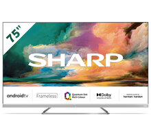 Sharp 75EQ4EA - 189cm O2 TV HBO a Sport Pack na dva měsíce