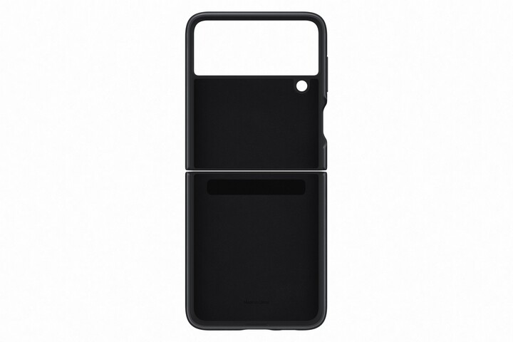 Samsung zadní kryt pro Galaxy Z Flip3, kožený, černá_442992882