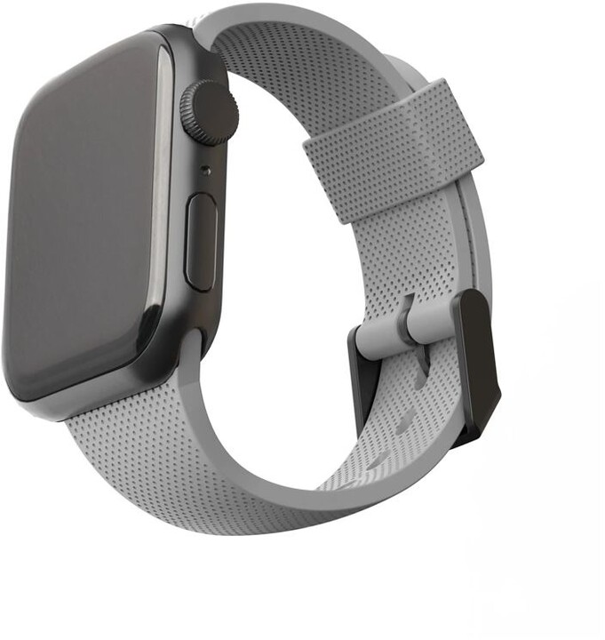 U by UAG silikonový řemínek pro Apple Watch, 38/40mm, šedá_792209069