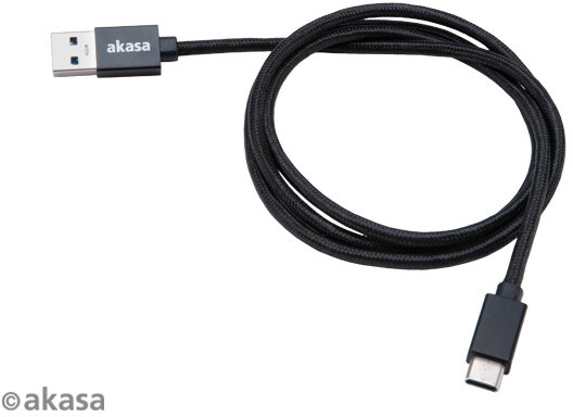 Akasa kabel USB-C 3.1 - USB-A 3.1, M/M, 1m, černá_1770671205