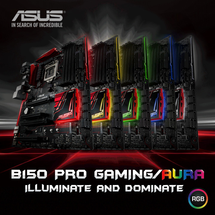 ASUS B150 PRO GAMING/AURA - Intel B150_2115252867