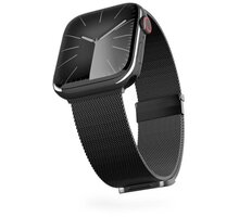 Epico ocelový pásek Milanese+ pro Apple Watch 38/40/41mm, černá 69818181300001