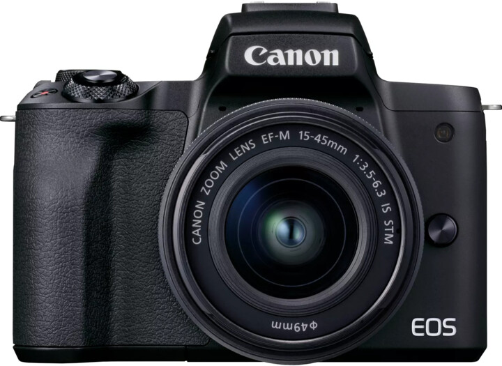 Canon EOS M50 Mark II, černá + EF-M 15-45mm IS STM + SB130 + karta 16GB_844532858