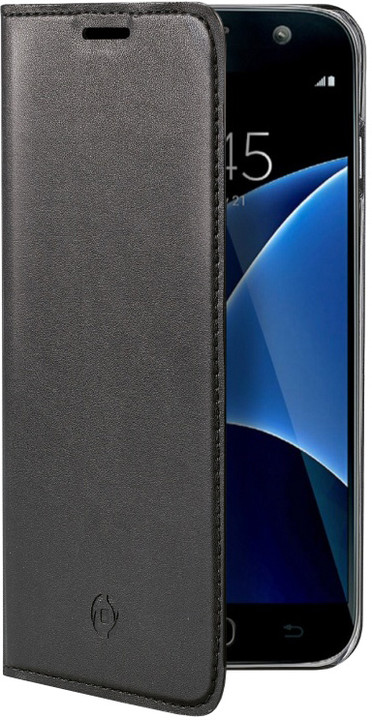 CELLY Air pouzdro typu kniha pro Samsung Galaxy S7, PU kůže, černá_857755876