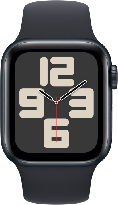 Apple Watch SE 2023, Cellular, 40mm, Midnight, Midnight Sport Band - M/L_118167184
