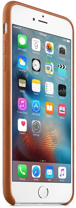 Apple iPhone 6s Plus Leather Case, hnědá_1839244787